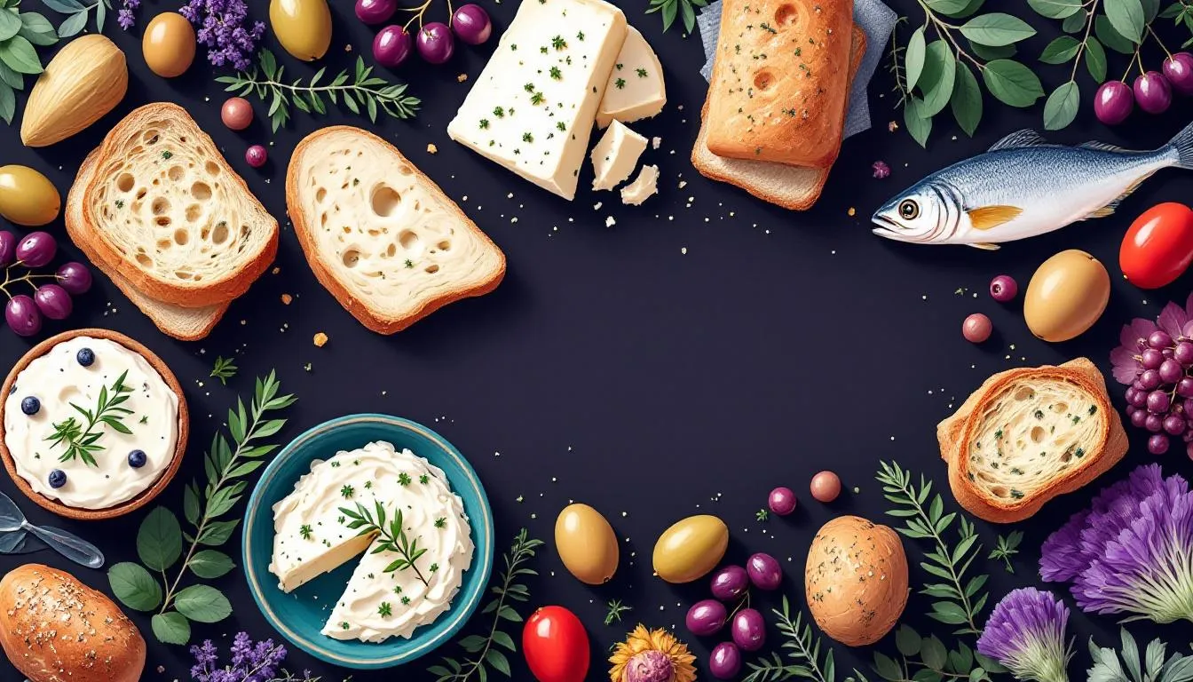 Еда и продукты на греческом языке